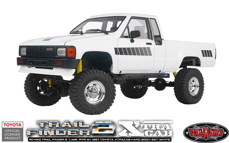 RC4WD Trail Finder 2 LWB RTR 1987 Toyota XtraCab (White)