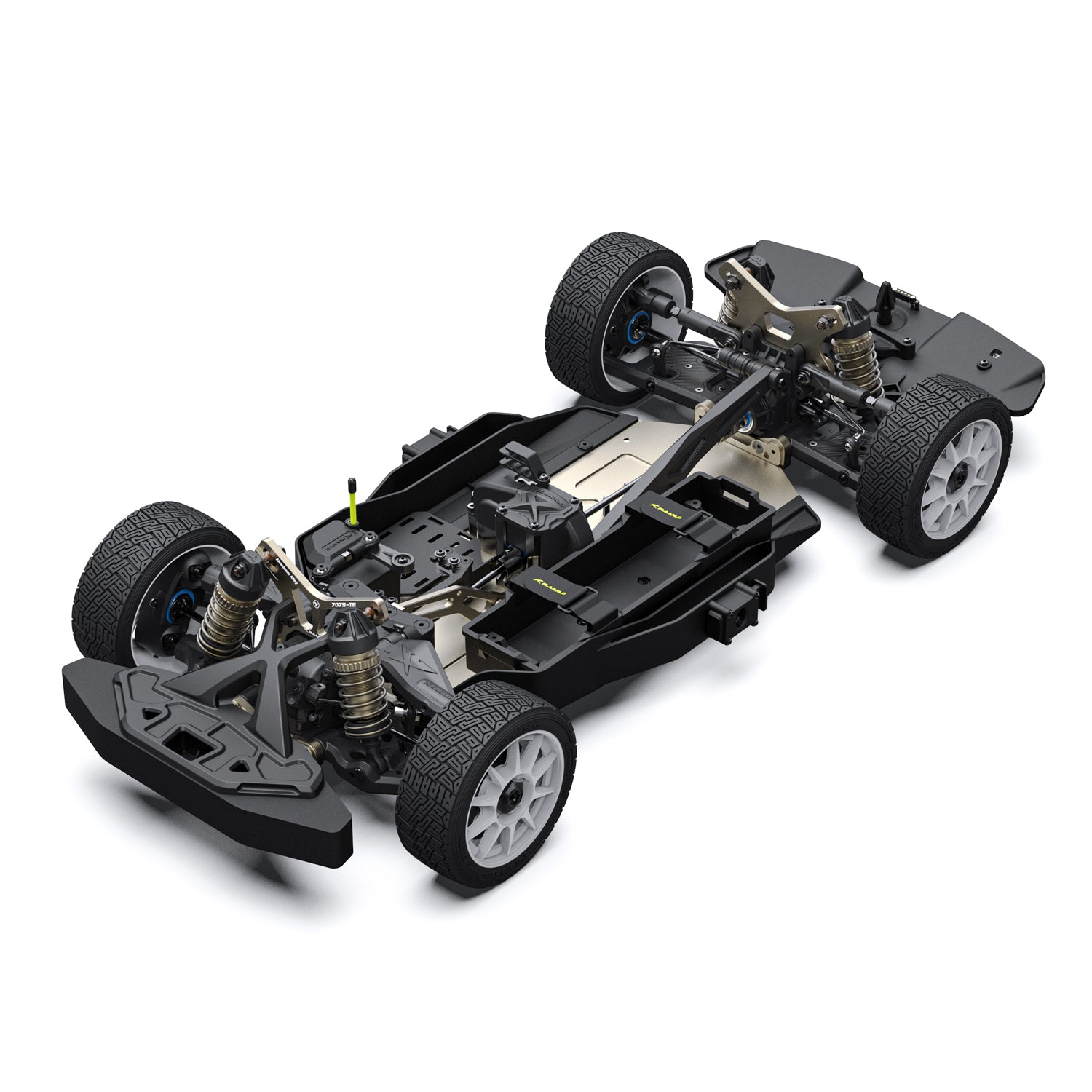 Rlaarlo SLEVO 1/7 Chassis Assembly